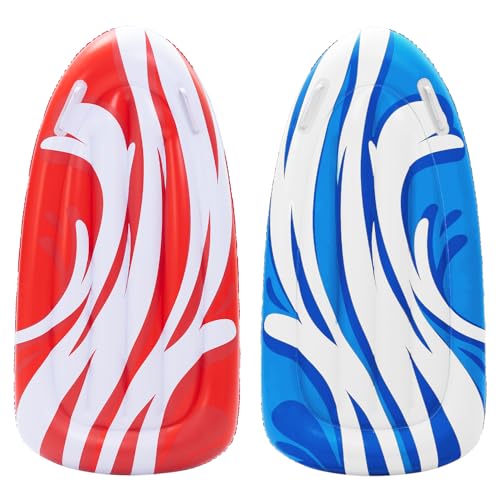 Inflatable Pool Float for Kids - 2 Pack Water Board, Summer Water Toys