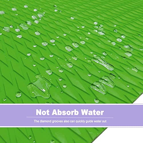 DIY EVA Foam Boat Decking Sheet with Traction Pad - Green / 94.5" x 21.6"
