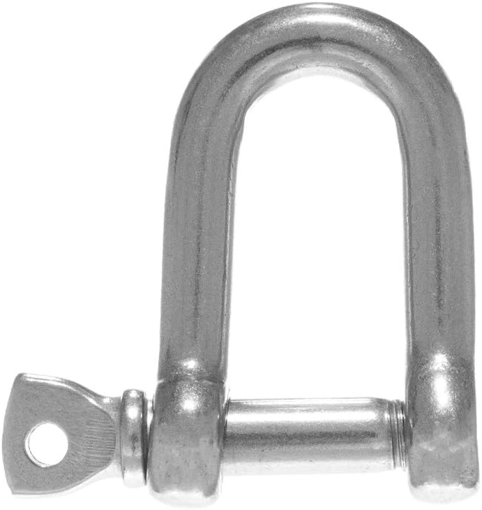 Paracord Planet Stainless Steel and Alloy B-Shackles, D-Shackles, O-Shackles, & U-Shackles for Paracord Survival Bracelets (Pack and Single Sizes)
