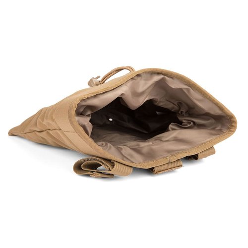 CAT Outdoors MOLLE Dump Pouch Large with Drawstring - Foldable Tactical Mag Dump Pouch for Duty Belt - Roll Up Dump Bag Tactical for Airsoft Magazine - MOLLE Drop Pouch (OD Green)