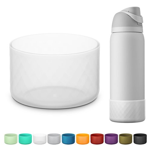 Silicone Boot for Owala Water Bottle 32 oz, Anti-Slip Protective Sleeve for FreeSip/Twist/Flip Stainless Steel Water Bottles Accessories