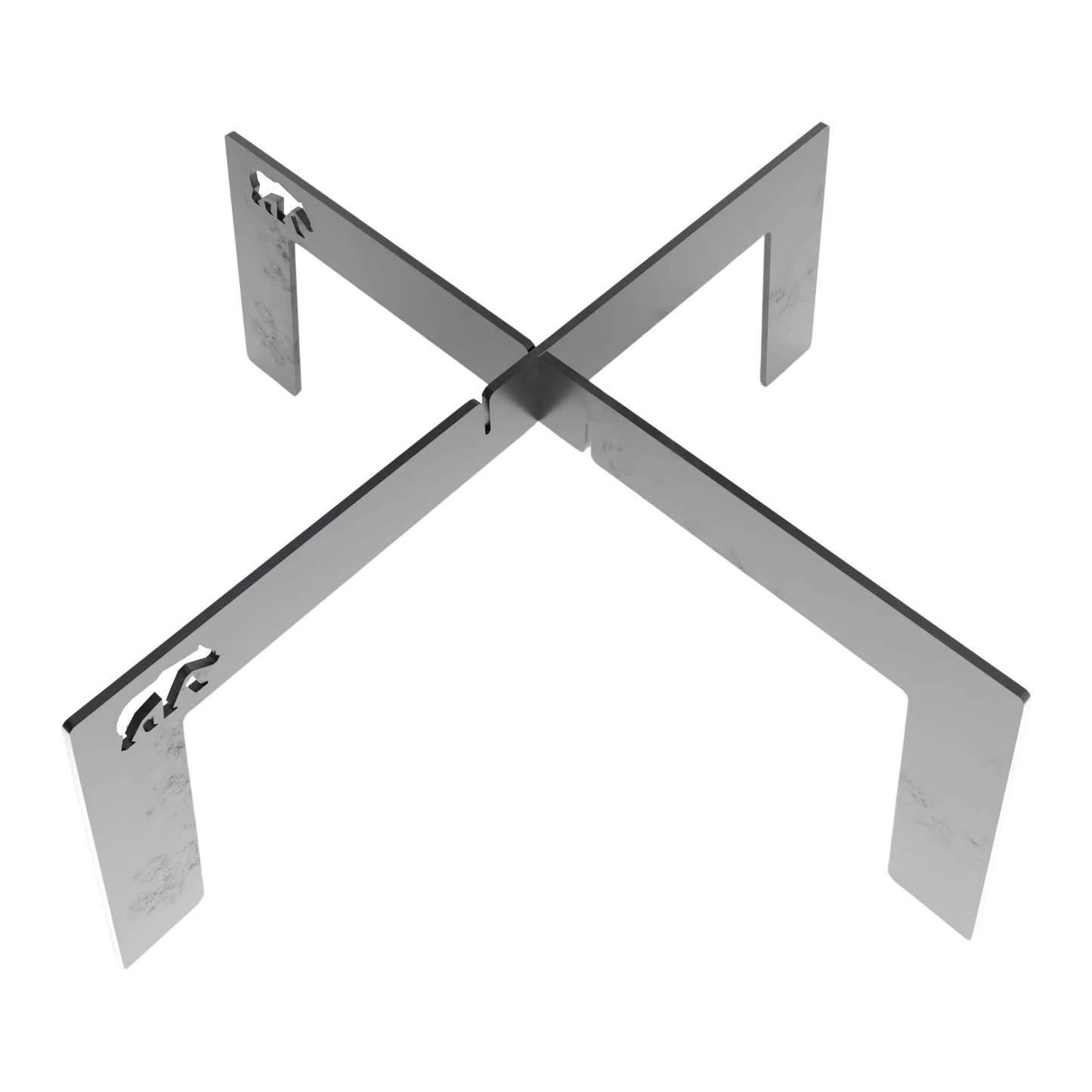 4 foot fire grill 2 Pcs | grill stand for Camping Travel Outdoor (Large)