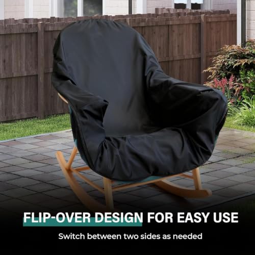 Waterproof Double Sided Chair Blanket - Cozy Sherpa Outdoor Seat Cover, Green