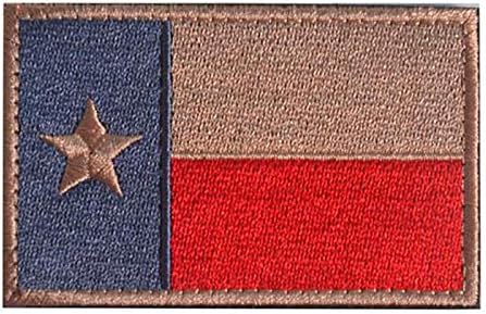 Texas State Flag Tactical Patch - WZT Morale Embroidery for Gear & Apparel