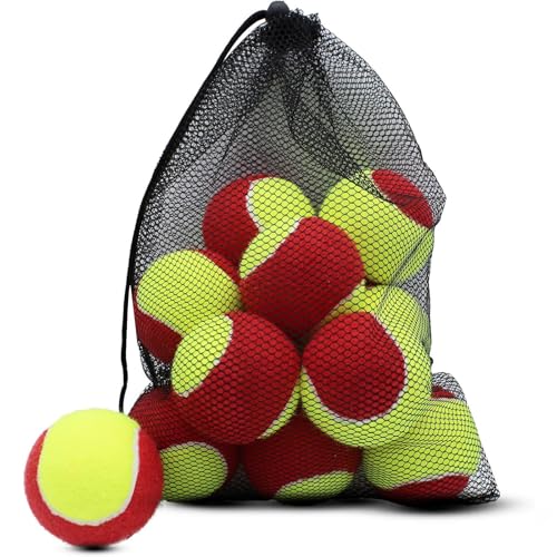 Magicorange Low Compression Tennis Balls - Red, 20 Pack for Beginners & Training