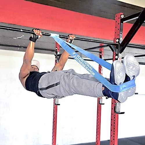 Functional Fitness Pull Up Assist Resistance Bands | Heavy Duty Exercise Bands for Powerlifting, Mobility, and Stretching | Travel Friendly Resistance Bands for Workout | Resistance Range 60-150 lbs