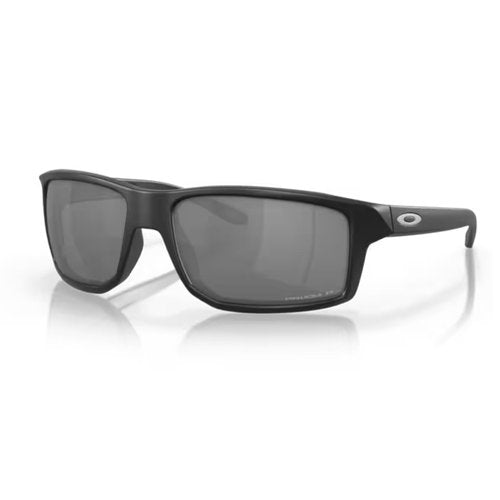 OAKLEY Gibston OO9449 944906 60MM Matte Black/Prizm Black Polarized Rectangular Sunglasses for Men+ Bundle Accessory Leash Kit, Microfiber Pouch