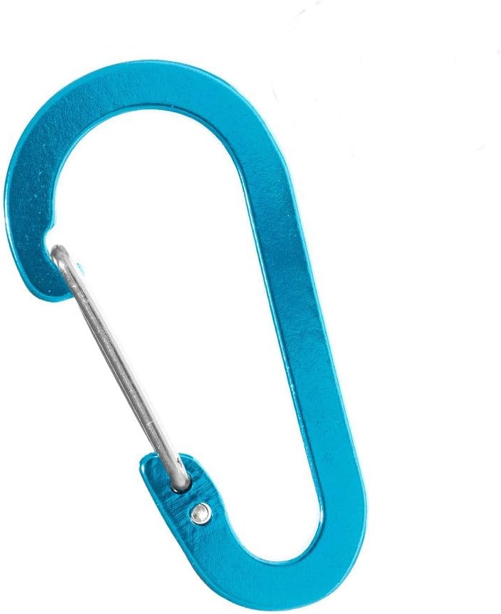 Aluminum D Ring Carabiner Clip Bulk Packages - Available in a Variety of Sizes, Styles, and Colors