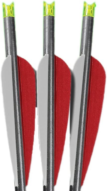 Lumenok 20-Inch Barnett Headhunter Equipped Crescent Bolt End (3-Pack), Green