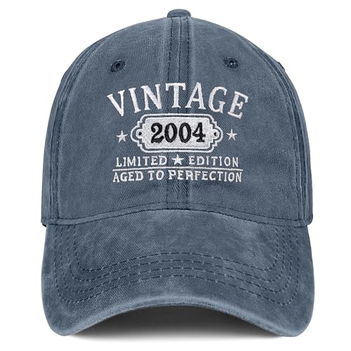 21st Birthday Gifts for Her Him Vintage 2004 Hats Turning 21 Gift Ideas for Men Women Black Hat