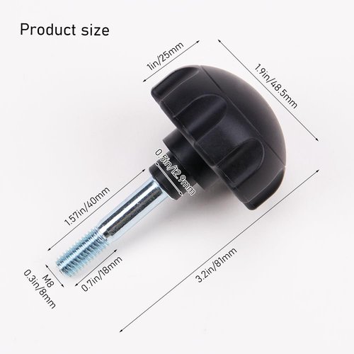 ZORZA 1Pcs Exercise Equipment Knobs Locking Pin Pull up Knobs Plastic Handle Grips for Easy Turning Ideal for Fitness Machine Attachments Bolt Knob Pin Enhance Your Workout Experience