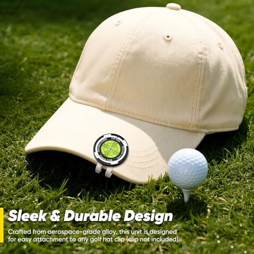 Golf Green Reading & Ball Marker Tool - Black & Green Version 1