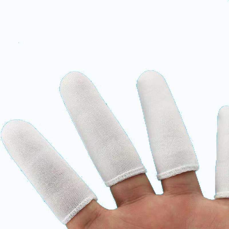 200 Pcs Cotton Finger Cots Reusable Finger Protectors for Nail Art & Craft