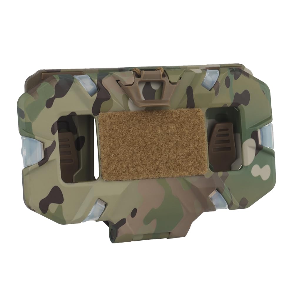 Tactical Vest Phone Holder,Molle Mount,Universal Chest Phone Board Carrier Foldable Navigation Board,for Outdoor Paintball Airsoft Hunting Game (CP)