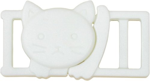 Breakaway Cat Collar with Plastic Buckle - 3/8 Inch Safety Design