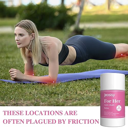 Anti Chafing Stick-for Her Anti Chafe Balm Cream Anti Chafing Friction Defense Balm for Thighs, Chest, Arms, Feet, Travel Size