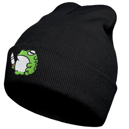 Funny Cool Beanies Cute Gothic Knit Hat for Men and Women