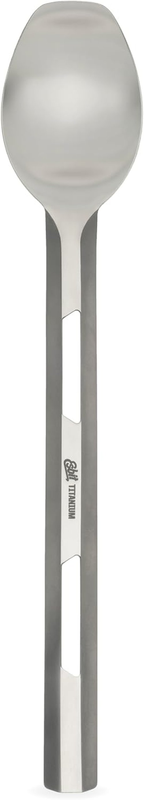 Esbit Long Spoon | Titanium| BPA-Free | Ultralight Weight |Camping, Backpacking, Sports | Outdoor Kitchen | Extra Long
