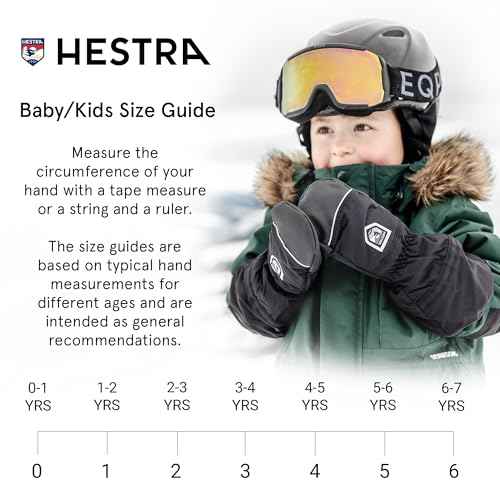 Hestra My First Mitt (Child 0-4yrs) I Waterproof, Insulated Winter Mittens for Babies & Toddlers for Snow or Cold Weather