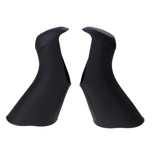 NELboNs STI Lever Hoods Compatible with Ultegra ST-R8050,Silicone Bike Grips Lever Hoods for ST-R8050,Pair of Bicycle Brake Grips Protective Cover,Black