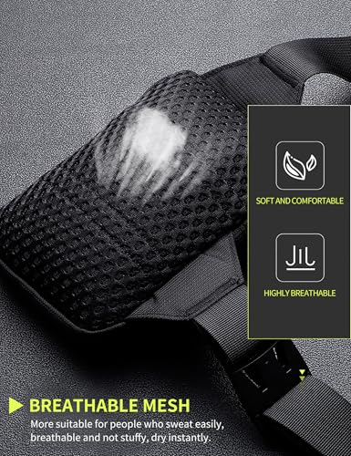 Mini Anti Theft Crossbody Sling Bag Water Resistant Fanny Pack Small Black