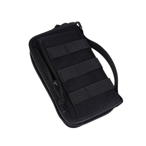 HWZ Portable Tactical Wallet Handbag for Men Camping Hiking Bag Camouflage Bag Waist Bag Pack Polyester Card Purse