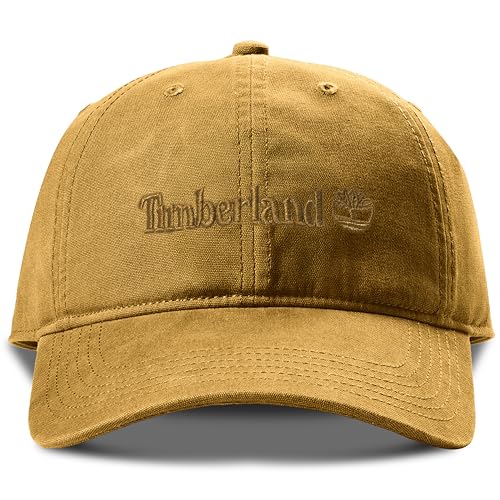 Men's Baseball Cap - Cotton Canvas, Adjustable, Lightweight - Wheat / One Size