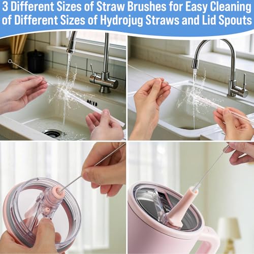 XANGNIER Water Bottle Cleaner Brush Kit for Hydrojug 32oz/40oz - 5 Pieces