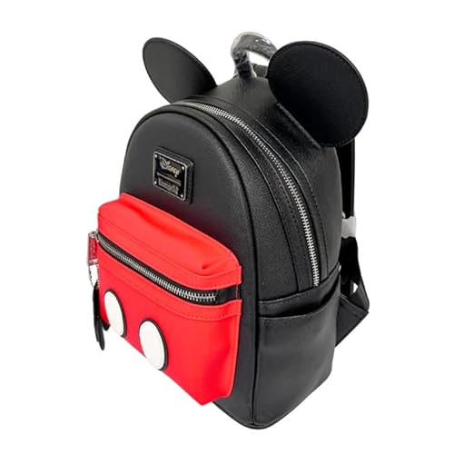 Loungefly x Mickey Suit Mini Saffiano Faux Leather Backpack