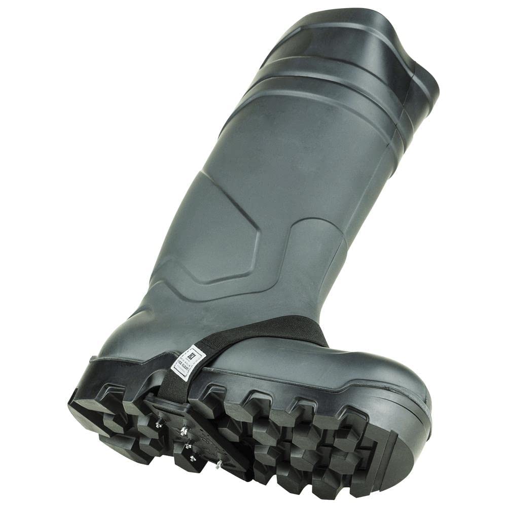 K1 Mid-Sole Ice Cleats for Men & Women - Rotatable Traction Aids For Winter Snow - Hi Vis - Low Profile