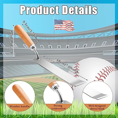 Baseball Dig Out Tool Set - 2 Pack for Baseball Bases & Field Maintenance - Variation 2