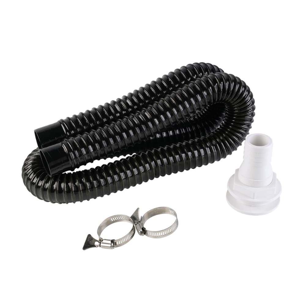 SEAFLO Bilge Pump Installation Kit Hose 3/4" Outlet Inch Dia Plumbing Kit | 4.5 FT Premium Quality Kink-free Flexible PVC Hose| 2 316 Stainless Steel Hose Clamps and 3/4” Thru-Hull Fitting