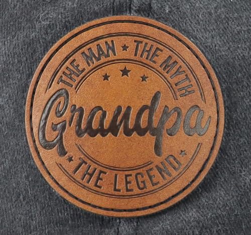 Grandpa The Man The Myth The Legend Baseball Cap for Men - Adjustable Cotton Hat