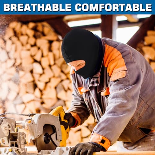 Xeoxarel 9 Pcs Ski Mask for Men Full Face Cover UV Sun Protection Balaclava
