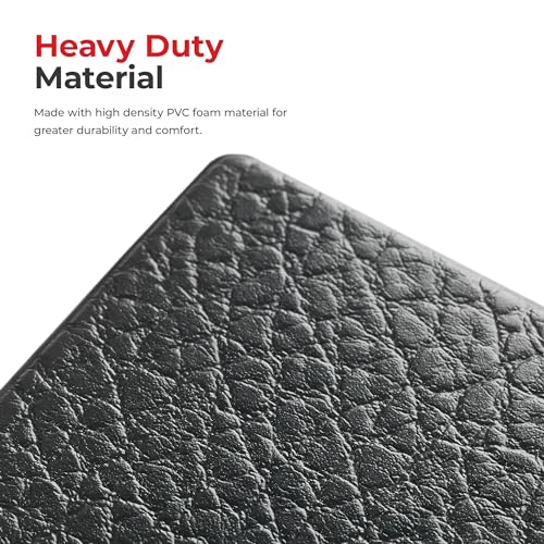 Sunny Health & Fitness Non-Slip Home Gym Mat ? Workout Floor Protection Foam Pad for Treadmill, Bike, Elliptical, Yoga and Exercise Equipment or Standing Desk in 4 Size Options