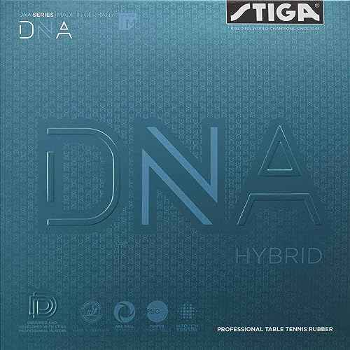 Stiga DNA Hybrid Table Tennis Rubber | Professional Table Tennis Sheet for Maximum Control & Powerful Spins - Full Stroke Control - Made in Germany