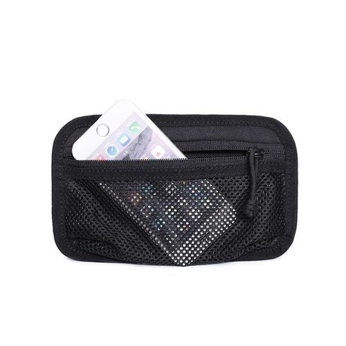 Tactical Outdoor Cellphone Admin EDC Pouch Hook Back Panel Vest Backpack Insert Modular Fasteners Mesh Pocket with YKK Zipper for Tools, Gadgets,Travel Accessary