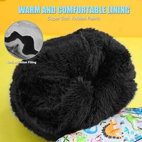 Andake Waterproof &Breathable Kids Snow Gloves, Toddler Winter Warm Ski Gloves for 2-14Y Boys Girls