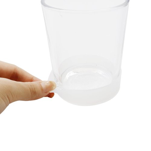 Oedema 6PCS 70mm Water Bottle Boot Clear Silicone Boot Heat-Resistant Tumbler Boot for Water Bottles, Tumbler Protector, Bar Coasters, Anti-Slip Cap, 2mm Thickness