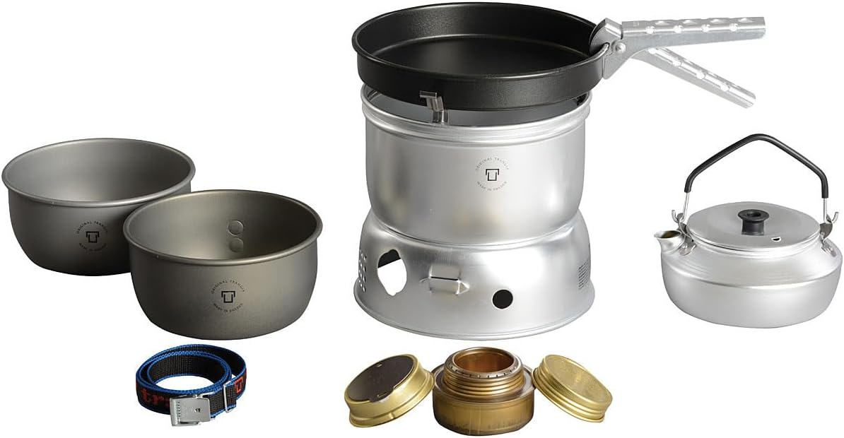 Trangia 27-0 UL Hard Anodized Camping Stove Kit - Lightweight & Durable