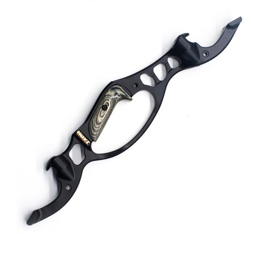 Ephrax Traditional Hunting Bow Grip - Replacement Grip for Hoyt Buffalo Tiburon and Dorado with Fine Wooden Construction for Comfort and Consistent Hand Placement.