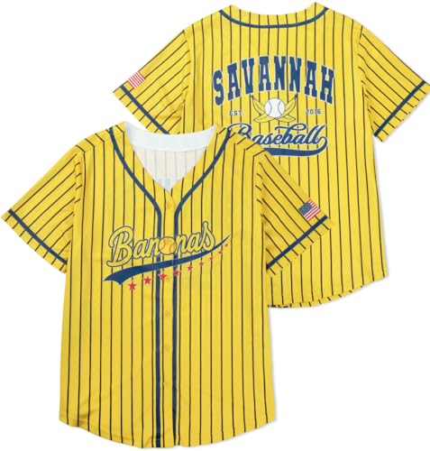 Women's Baseball Jersey Game Day Shirt - Graphic T-Shirt XL Yellow