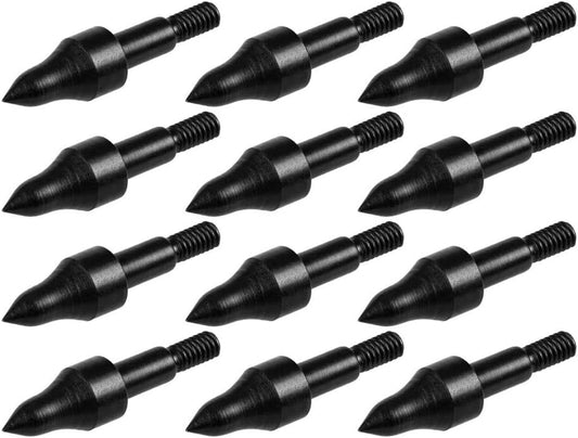 Excalibur Field Hunting Durable 11/32" Replacement Points for Crossbow Arrow Broadheads - 12 Pack