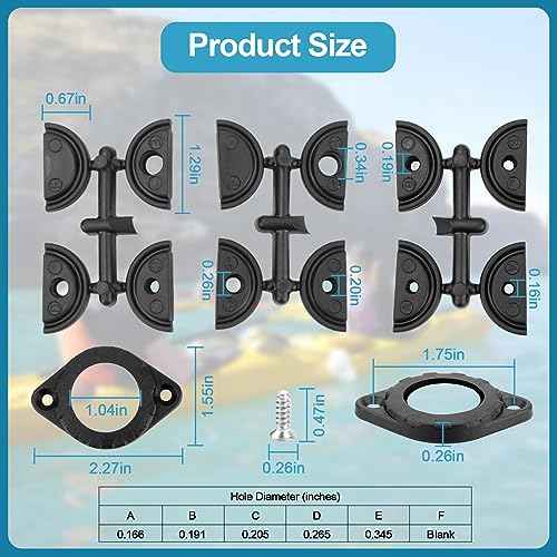 Through Hull Wiring Kit for Kayaks, Thru-Hull Wiring Kits for Wilderness Systems Hobie Installs of Fish Finders, Motors,Lighting Kits etc Kayak Wiring Accessories
