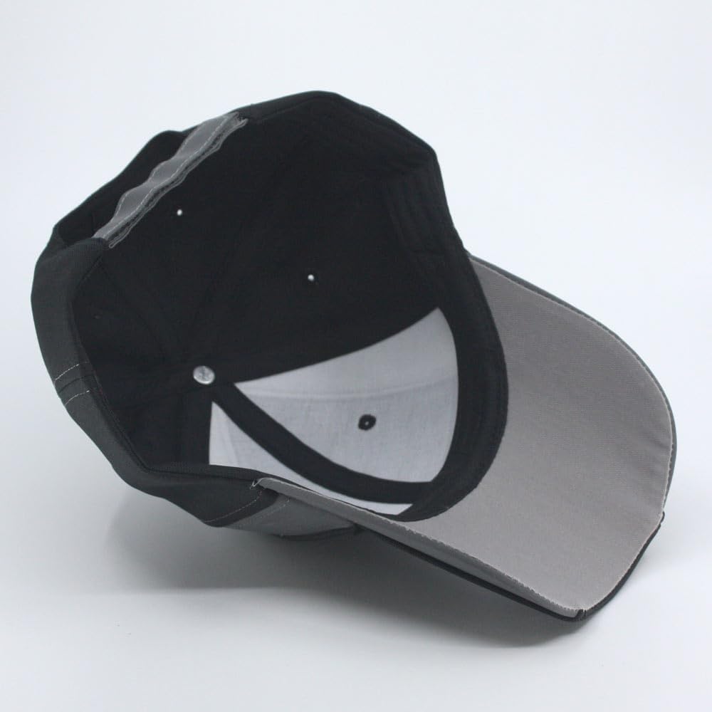The Vintage Year Reflective High Visibility Piping Neon Polyester Twill Low Profile Structured Baseball Cap