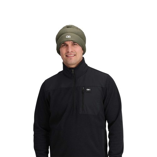 Outdoor Research Coldfront Down Beanie, Ranger Green, L/XL