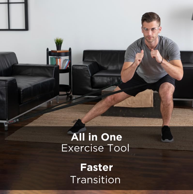 THERABAND CLX Resistance Band with Loops - Versatile Workout Tool for Strength Training