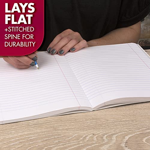 Mead Composition Notebooks Pack of 5 Wide Ruled Paper 100 Sheets Each