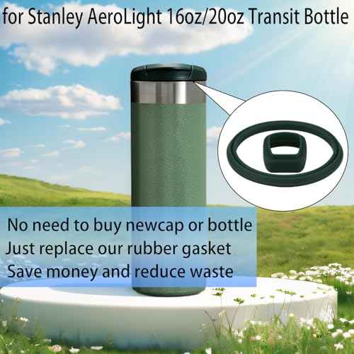 (7 Pack) ubber Seal Replacement for Stanley AeroLight Transit Bottle,Seal Gasket for Stanley AeroLight 16oz/20oz Transit Bottle Leak Proof Insulated Travel Tumbler
