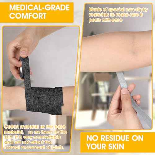 Extra Strong White Athletic Tape - 32-feet for Fingers, Feet, Outdoor Sports, Climbing, Football